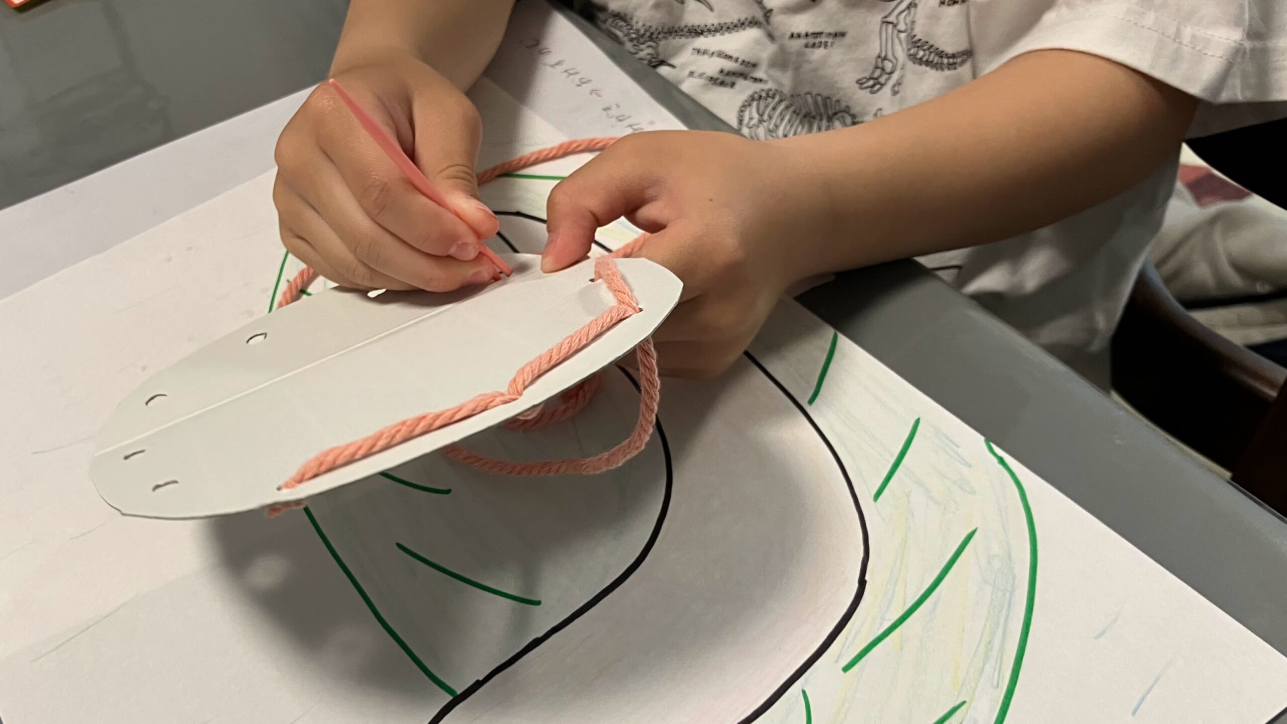 縫いさし 製作の様子